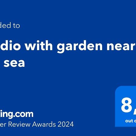 Studio With Garden Near The Sea Копер Екстериор снимка